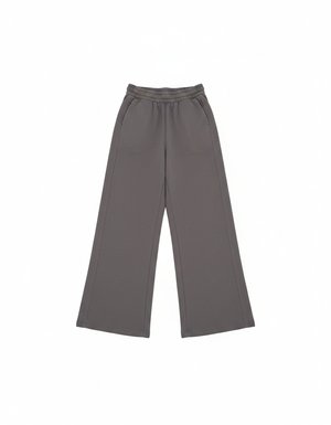 Comfortable Grey Wide-Leg Pants