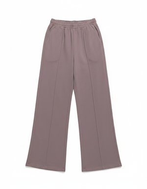 Relaxed Fit Wide Leg Trousers with Elastic Waist