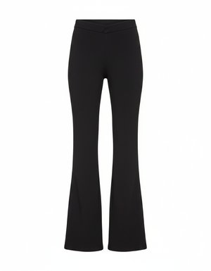 Sleek Black Flared Pants