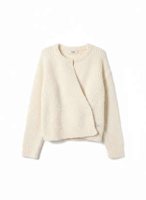 Textured Boucle Knit Sweater