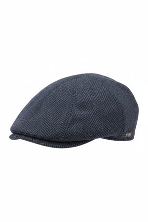 Classic Herringbone Flat Cap