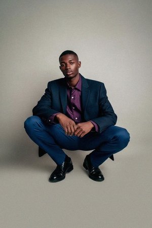 Classic Blue Slim Fit Chino Pants