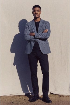 Stylish Patterned Blazer