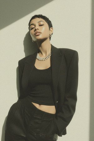 Niezbędny żebrowany top z okrągłym dekoltem