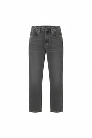 Stylowe, skrócone szare jeansy